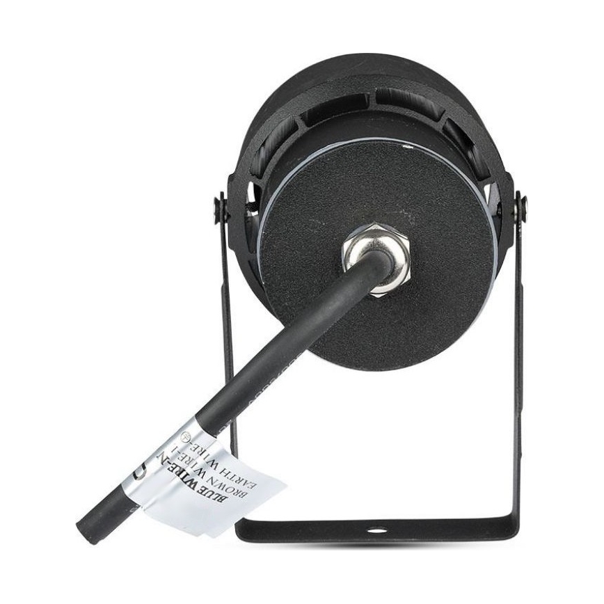 LED-ulkolamppu LED/12W/100-240V IP65 musta - vihreä valo