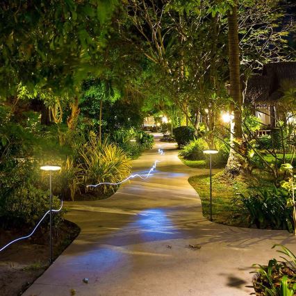 LED-ulkolamppu LED/12W/230V 3000K IP65 antrasiitti