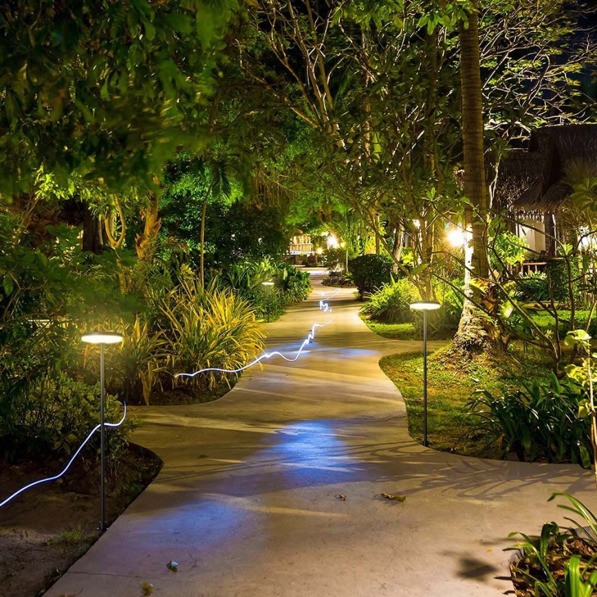 LED-ulkolamppu LED/12W/230V 3000K IP65 antrasiitti