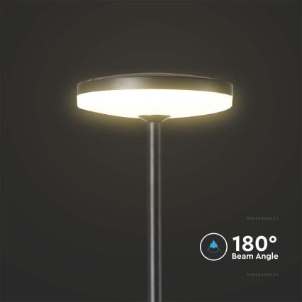 LED-ulkolamppu LED/12W/230V 4000K IP65 antrasiitti