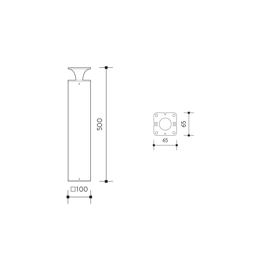 LED-ulkolamppu ORNELA LED/6W/230V 3000K IP54 ruskea