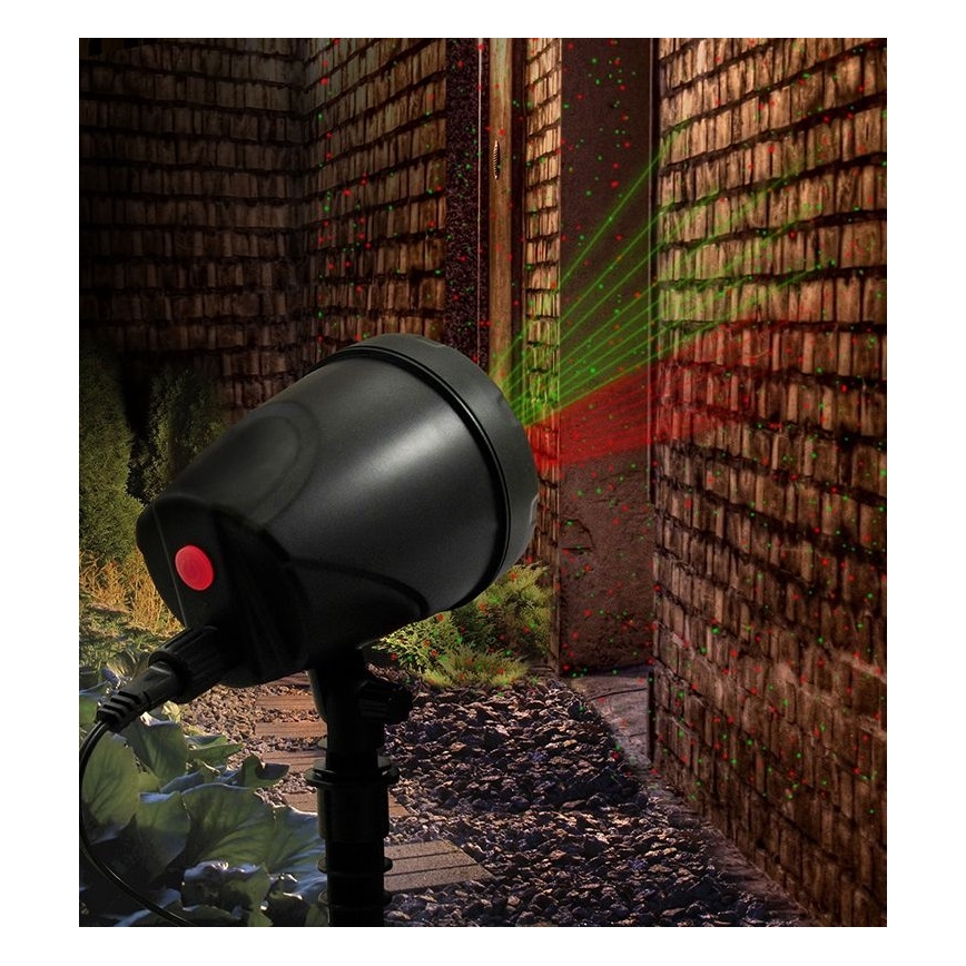 LED-ulkolaseriprojektori LED / 5W / 230V IP44