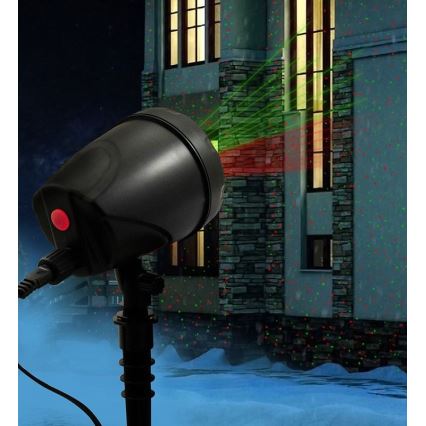 LED-ulkolaserprojektori LED / 5W / 230V IP44