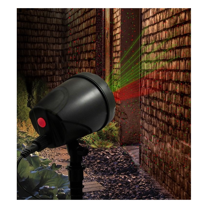 LED-ulkolaserprojektori LED / 5W / 230V IP44