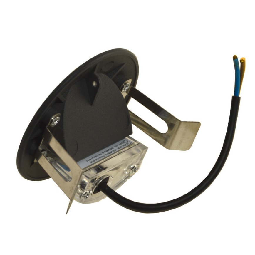 LED-ulkoportaiden valaisin UGRA LED/2W/230V 4000K IP54 antrasiitti