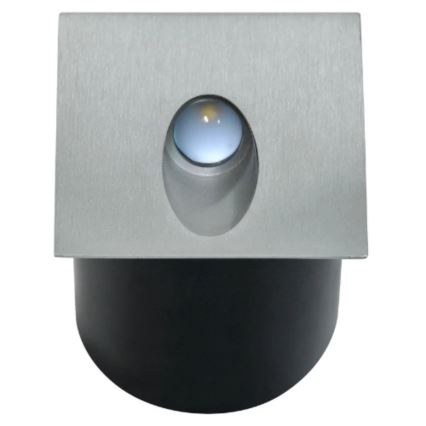 LED-ulkoportaikkovalaisimet ESPO LED/3W/230V mattakromi IP54