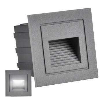 LED-ulkoportaikkovalaisimet Q6 LED/3W/230V IP44
