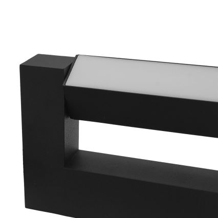 LED Joustava ulkoseinävalaisin 2xLED/16W/230V IP54 90 cm musta