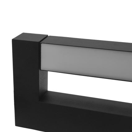 LED Joustava ulkoseinävalaisin 2xLED/16W/230V IP54 90 cm musta