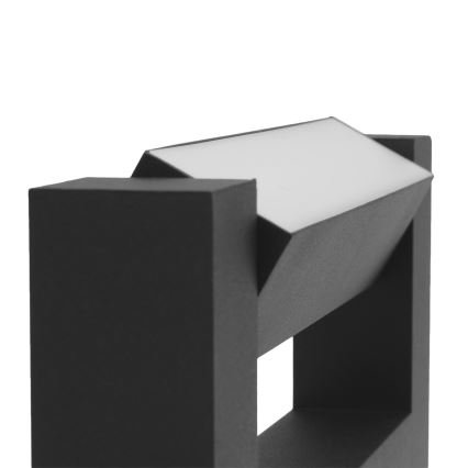 LED Joustava ulkoseinävalaisin 2xLED/16W/230V IP54 90 cm musta