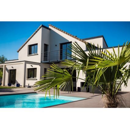 LED Ulkoseinävalaisin 2xLED/3W/230V IP54 musta