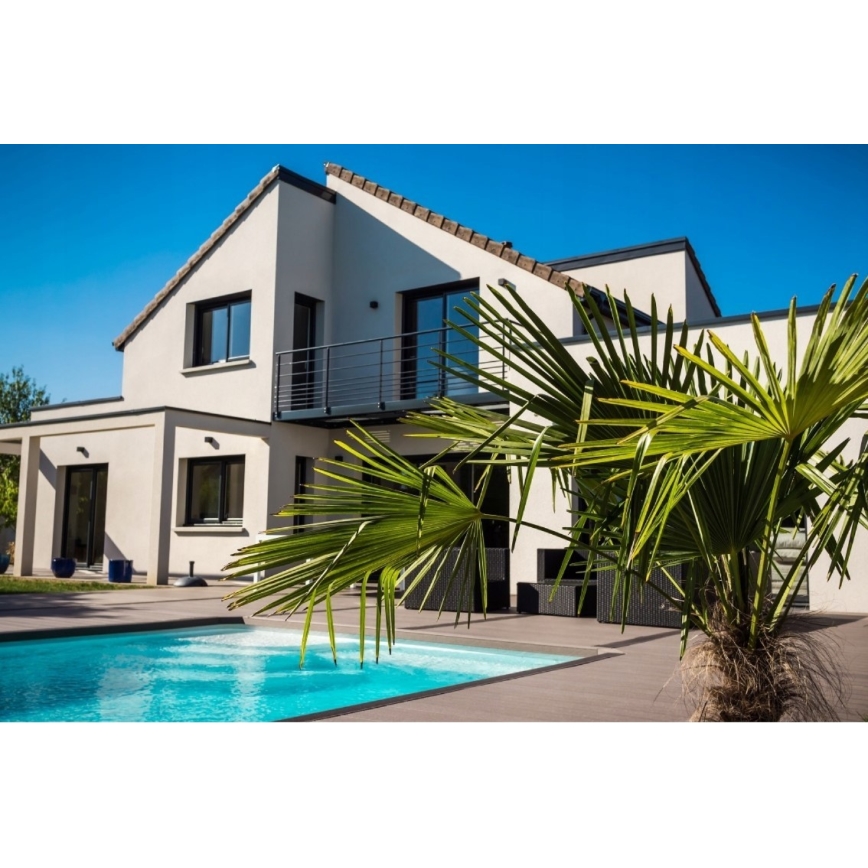 LED Ulkoseinävalaisin 2xLED/3W/230V IP54 musta