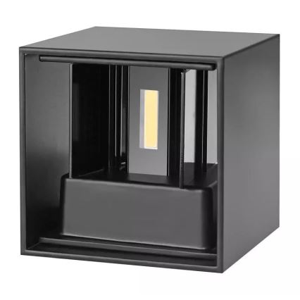 LED Ulkoseinävalaisin 2xLED/3W/230V IP54 musta