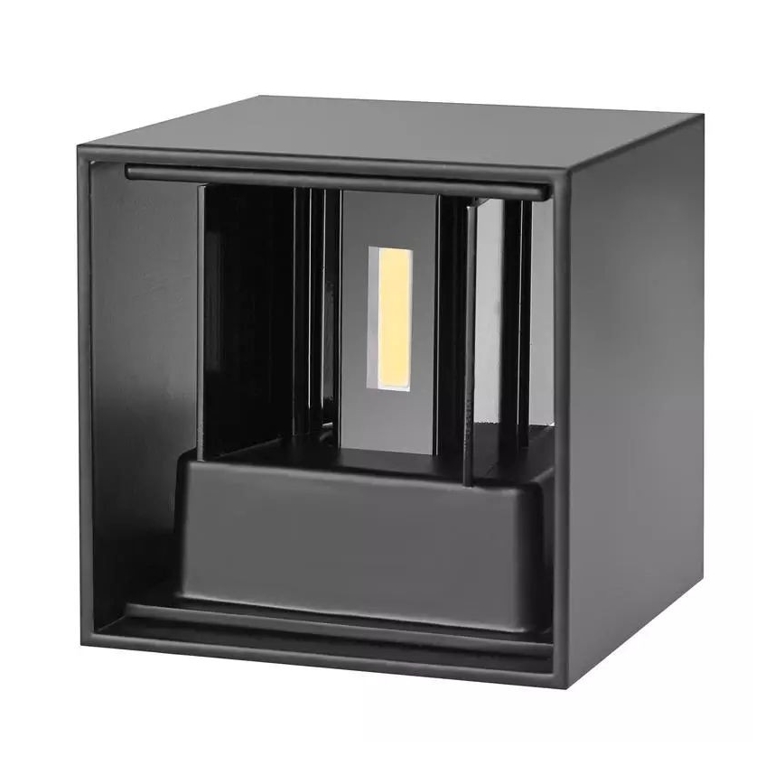 LED Ulkoseinävalaisin 2xLED/3W/230V IP54 musta