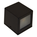 LED-ulkoseinävalaisin 2xLED/5W/230V 4000K IP54 musta