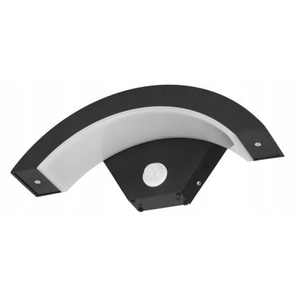 LED-ulkoseinävalaisin liiketunnistimella LED/10W/230V IP54 musta