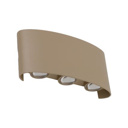 LED-ulkoseinävalaisin ARROW LED/6W/230V IP54 beige