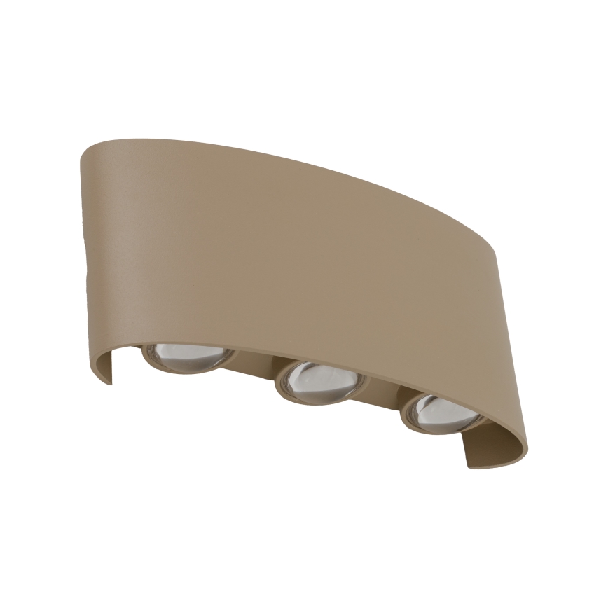LED-ulkoseinävalaisin ARROW LED/6W/230V IP54 beige