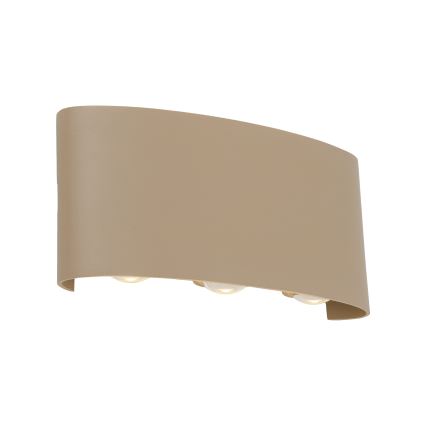 LED-ulkoseinävalaisin ARROW LED/6W/230V IP54 beige