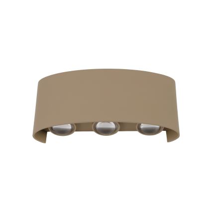 LED-ulkoseinävalaisin ARROW LED/6W/230V IP54 beige