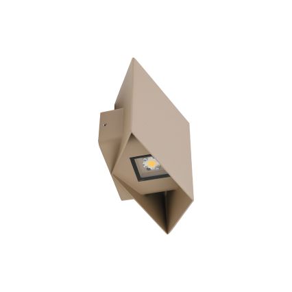 LED-ulkoseinävalaisin CUBE LED/10W/230V IP54 beige