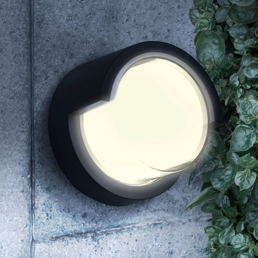 LED-ulkoseinävalaisin ESSEN LED/10W/230V IP44 musta