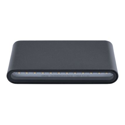 LED-ulkoseinävalaisin FLOW 2xLED/6W/230V IP54 musta