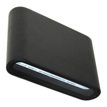 LED-ulkoseinävalaisin FLOW LED/3W/230V IP54 4000K antrasiitti