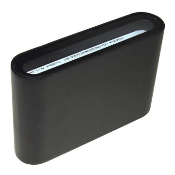 LED-ulkoseinävalaisin FLOW LED/3W/230V IP54 musta