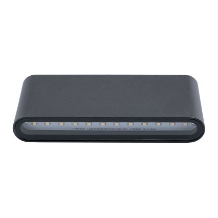 LED-ulkoseinävalaisin FLOW LED/6W/230V IP54 musta