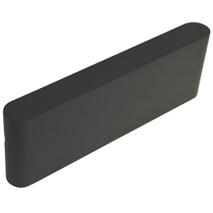 LED-ulkoseinävalaisin FLOW LED/9W/230V IP54 4000K antrasiitti