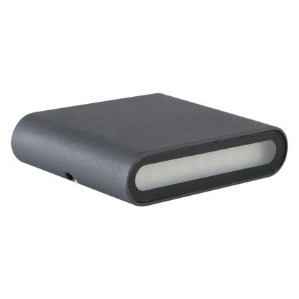 LED-ulkoseinävalaisin GARTO LED/8W/230V grafiitti