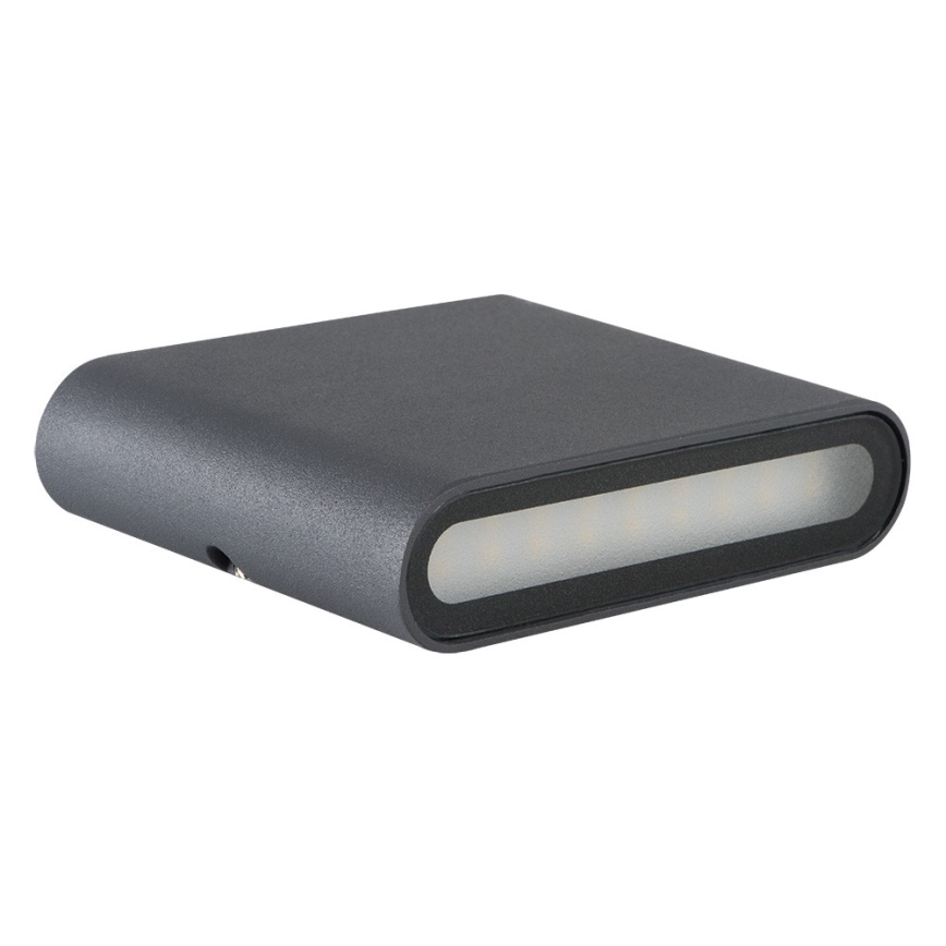 LED-ulkoseinävalaisin GARTO LED/8W/230V grafiitti