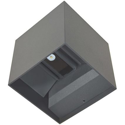 LED-ulkoseinävalaisin KREON 2xLED/3W/230V IP54 3000K antrasiitti