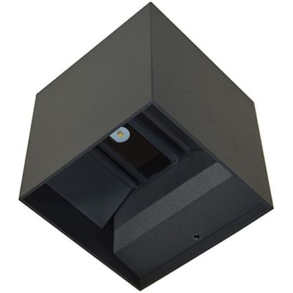 LED-ulkoseinävalaisin KREON 2xLED/3W/230V IP54 4000K antrasiitti