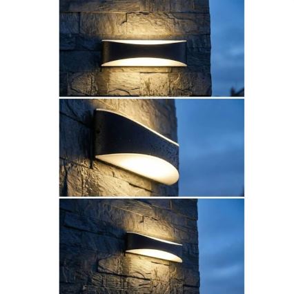 LED Ulkoseinävalaisin LED/10W/230V IP65 musta