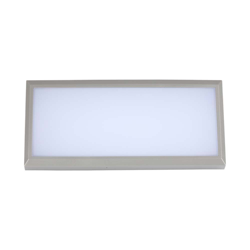 LED ulkoseinävalaisin LED/12W/230V 3000K IP65 harmaa