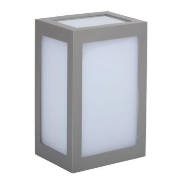 LED-ulkoseinävalaisin LED/12W/230V 3000K IP65 harmaa