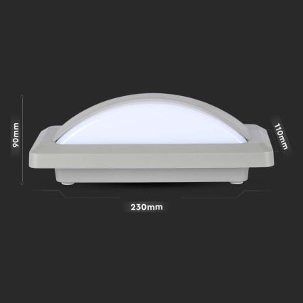 LED Ulkoseinävalaisin LED/12W/230V 3000K IP65