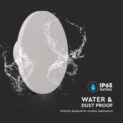 LED-ulkoseinävalaisin LED/12W/230V 3000K IP65 valkoinen