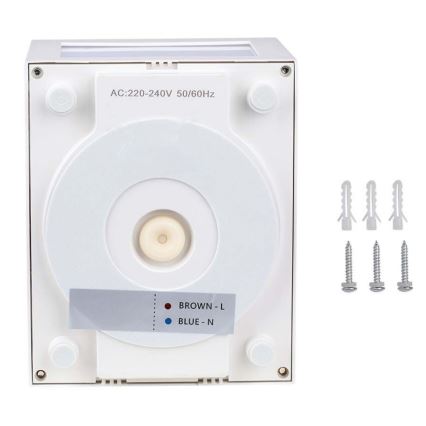 LED-ulkoseinävalaisin LED/12W/230V 3000K IP65 valkoinen