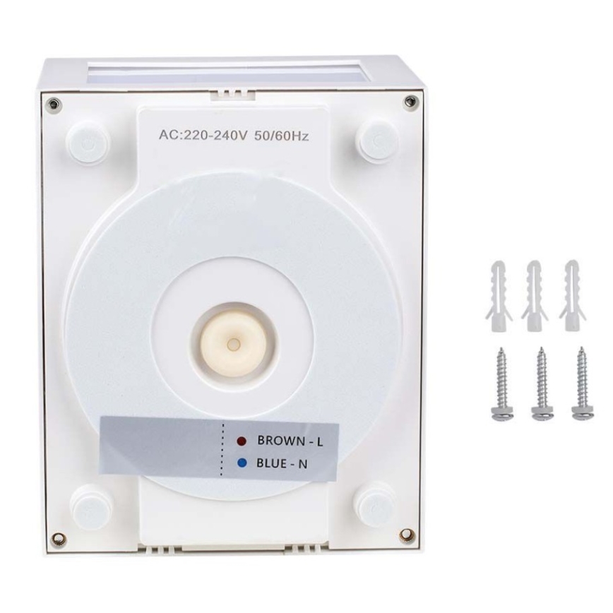 LED-ulkoseinävalaisin LED/12W/230V 3000K IP65 valkoinen