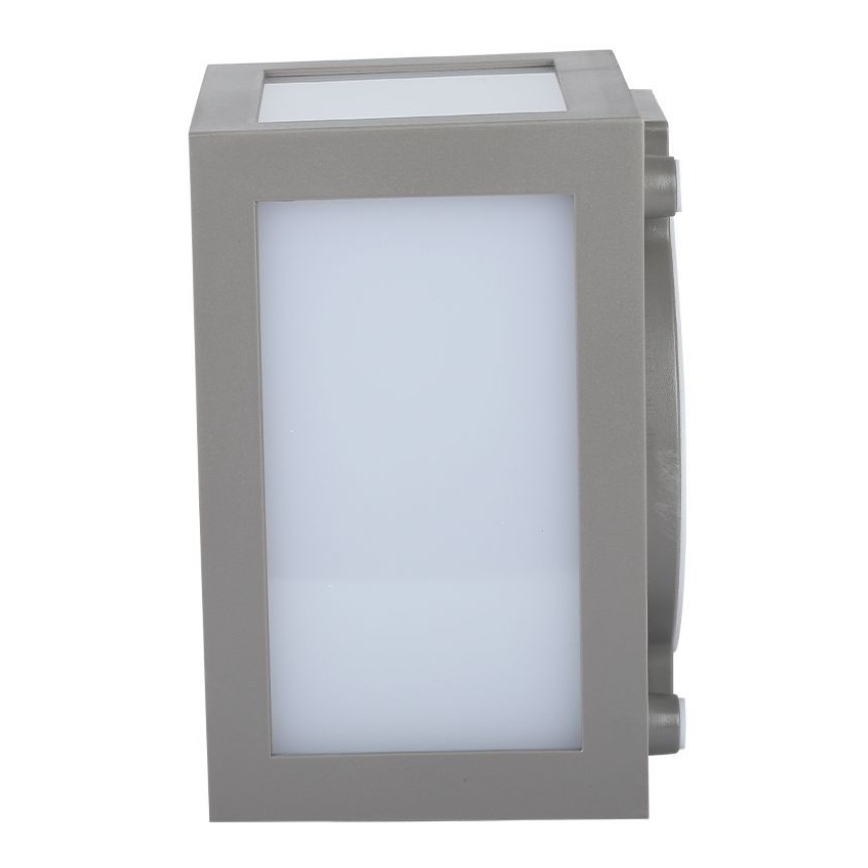 LED-ulkoseinävalaisin LED/12W/230V 4000K IP65 harmaa