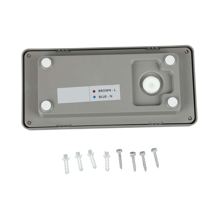LED Ulkoseinävalaisin LED/12W/230V 6400K IP65
