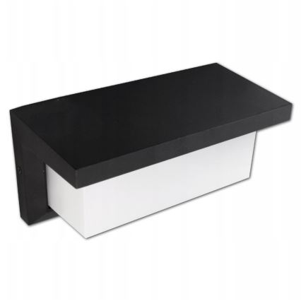 LED Ulkoseinävalaisin LED/12W/230V IP54 musta