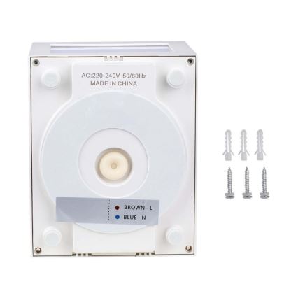 LED-ulkoseinävalaisin LED/12W/230V IP65 4000K valkoinen