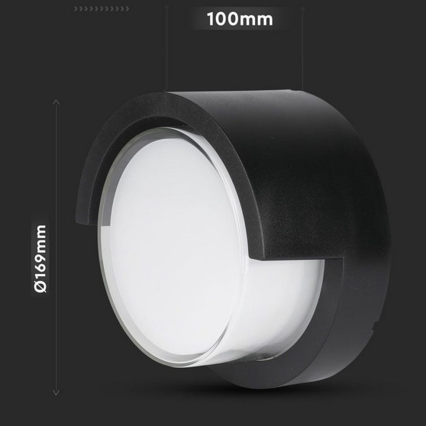 LED Ulkoseinävalaisin LED/12W/230V IP65