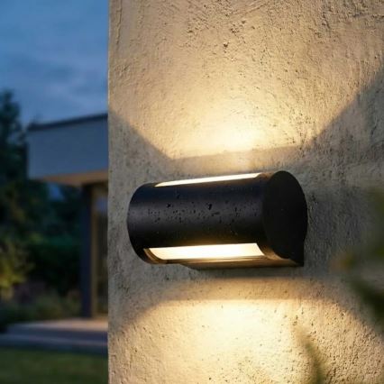LED-ulkoseinävalaisin LED/13W/230V IP65 musta