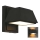 LED-ulkoseinävalaisin LED/15W/230V IP65 4000K musta