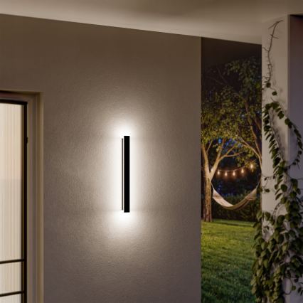 LED-ulkoseinävalaisin LED/18W/230V 60 cm IP65 musta